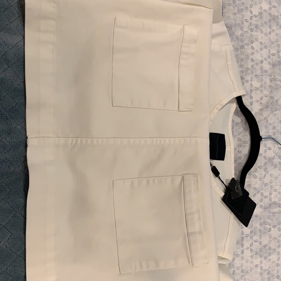 Creme Denim Boxy Style Dress - Picture 4 of 6